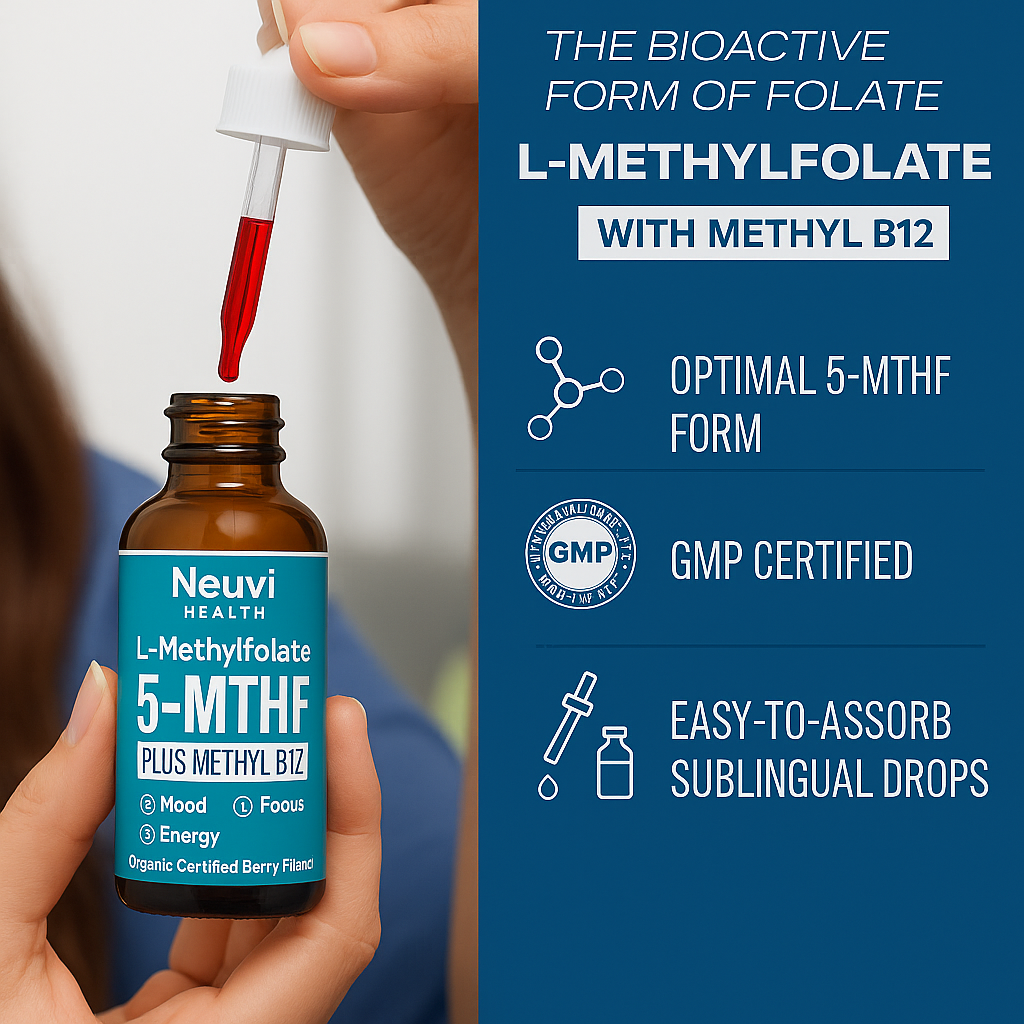 NeuviHealth Pure Methylfolate + Methyl-B12