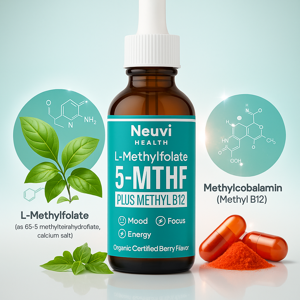 NeuviHealth Pure Methylfolate + Methyl-B12